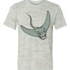 White Marble Unisex Poly-Cotton Short-Sleeve T-Shirt Thumbnail