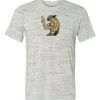 White Marble Unisex Poly-Cotton Short-Sleeve T-Shirt Thumbnail