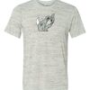 White Marble Unisex Poly-Cotton Short-Sleeve T-Shirt Thumbnail