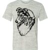 White Marble Unisex Poly-Cotton Short-Sleeve T-Shirt Thumbnail