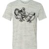 White Marble Unisex Poly-Cotton Short-Sleeve T-Shirt Thumbnail