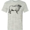 White Marble Unisex Poly-Cotton Short-Sleeve T-Shirt Thumbnail