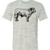 White Marble Unisex Poly-Cotton Short-Sleeve T-Shirt Thumbnail