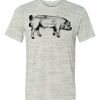 White Marble Unisex Poly-Cotton Short-Sleeve T-Shirt Thumbnail