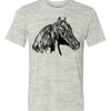 White Marble Unisex Poly-Cotton Short-Sleeve T-Shirt Thumbnail