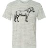 White Marble Unisex Poly-Cotton Short-Sleeve T-Shirt Thumbnail