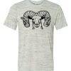 White Marble Unisex Poly-Cotton Short-Sleeve T-Shirt Thumbnail