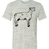 White Marble Unisex Poly-Cotton Short-Sleeve T-Shirt Thumbnail