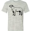 White Marble Unisex Poly-Cotton Short-Sleeve T-Shirt Thumbnail