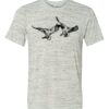 White Marble Unisex Poly-Cotton Short-Sleeve T-Shirt Thumbnail