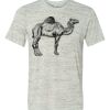 White Marble Unisex Poly-Cotton Short-Sleeve T-Shirt Thumbnail