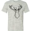 White Marble Unisex Poly-Cotton Short-Sleeve T-Shirt Thumbnail