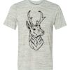 White Marble Unisex Poly-Cotton Short-Sleeve T-Shirt Thumbnail