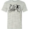 White Marble Unisex Poly-Cotton Short-Sleeve T-Shirt Thumbnail