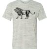 White Marble Unisex Poly-Cotton Short-Sleeve T-Shirt Thumbnail