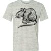 White Marble Unisex Poly-Cotton Short-Sleeve T-Shirt Thumbnail
