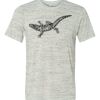 White Marble Unisex Poly-Cotton Short-Sleeve T-Shirt Thumbnail