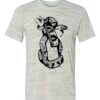White Marble Unisex Poly-Cotton Short-Sleeve T-Shirt Thumbnail