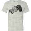 White Marble Unisex Poly-Cotton Short-Sleeve T-Shirt Thumbnail