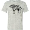 White Marble Unisex Poly-Cotton Short-Sleeve T-Shirt Thumbnail