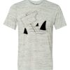 White Marble Unisex Poly-Cotton Short-Sleeve T-Shirt Thumbnail