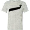 White Marble Unisex Poly-Cotton Short-Sleeve T-Shirt Thumbnail