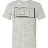 White Marble Unisex Poly-Cotton Short-Sleeve T-Shirt Thumbnail