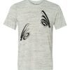 White Marble Unisex Poly-Cotton Short-Sleeve T-Shirt Thumbnail