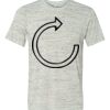 White Marble Unisex Poly-Cotton Short-Sleeve T-Shirt Thumbnail