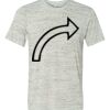 White Marble Unisex Poly-Cotton Short-Sleeve T-Shirt Thumbnail