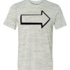 White Marble Unisex Poly-Cotton Short-Sleeve T-Shirt Thumbnail