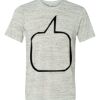 White Marble Unisex Poly-Cotton Short-Sleeve T-Shirt Thumbnail