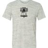 White Marble Unisex Poly-Cotton Short-Sleeve T-Shirt Thumbnail