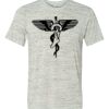 White Marble Unisex Poly-Cotton Short-Sleeve T-Shirt Thumbnail