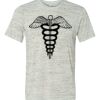 White Marble Unisex Poly-Cotton Short-Sleeve T-Shirt Thumbnail