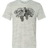 White Marble Unisex Poly-Cotton Short-Sleeve T-Shirt Thumbnail