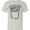 White Marble Unisex Poly-Cotton Short-Sleeve T-Shirt Thumbnail