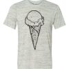 White Marble Unisex Poly-Cotton Short-Sleeve T-Shirt Thumbnail