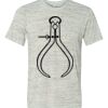White Marble Unisex Poly-Cotton Short-Sleeve T-Shirt Thumbnail