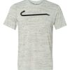 White Marble Unisex Poly-Cotton Short-Sleeve T-Shirt Thumbnail