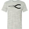 White Marble Unisex Poly-Cotton Short-Sleeve T-Shirt Thumbnail