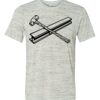 White Marble Unisex Poly-Cotton Short-Sleeve T-Shirt Thumbnail