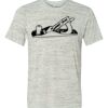 White Marble Unisex Poly-Cotton Short-Sleeve T-Shirt Thumbnail