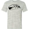 White Marble Unisex Poly-Cotton Short-Sleeve T-Shirt Thumbnail