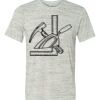 White Marble Unisex Poly-Cotton Short-Sleeve T-Shirt Thumbnail