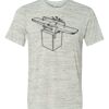 White Marble Unisex Poly-Cotton Short-Sleeve T-Shirt Thumbnail