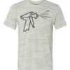 White Marble Unisex Poly-Cotton Short-Sleeve T-Shirt Thumbnail