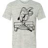 White Marble Unisex Poly-Cotton Short-Sleeve T-Shirt Thumbnail