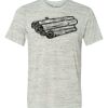 White Marble Unisex Poly-Cotton Short-Sleeve T-Shirt Thumbnail
