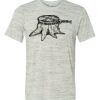 White Marble Unisex Poly-Cotton Short-Sleeve T-Shirt Thumbnail